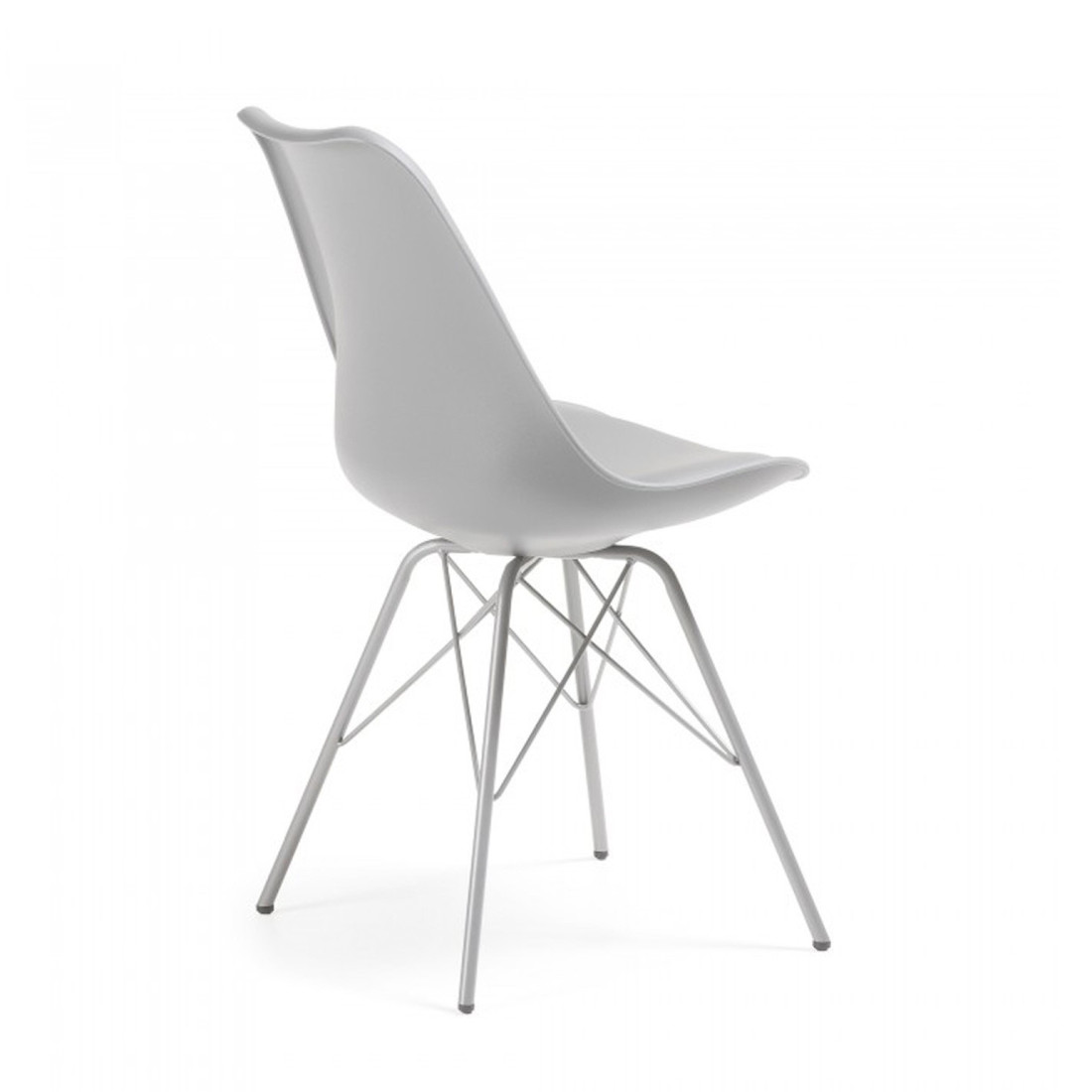 silla nordica gris nordic silla pata metalica plastico 7