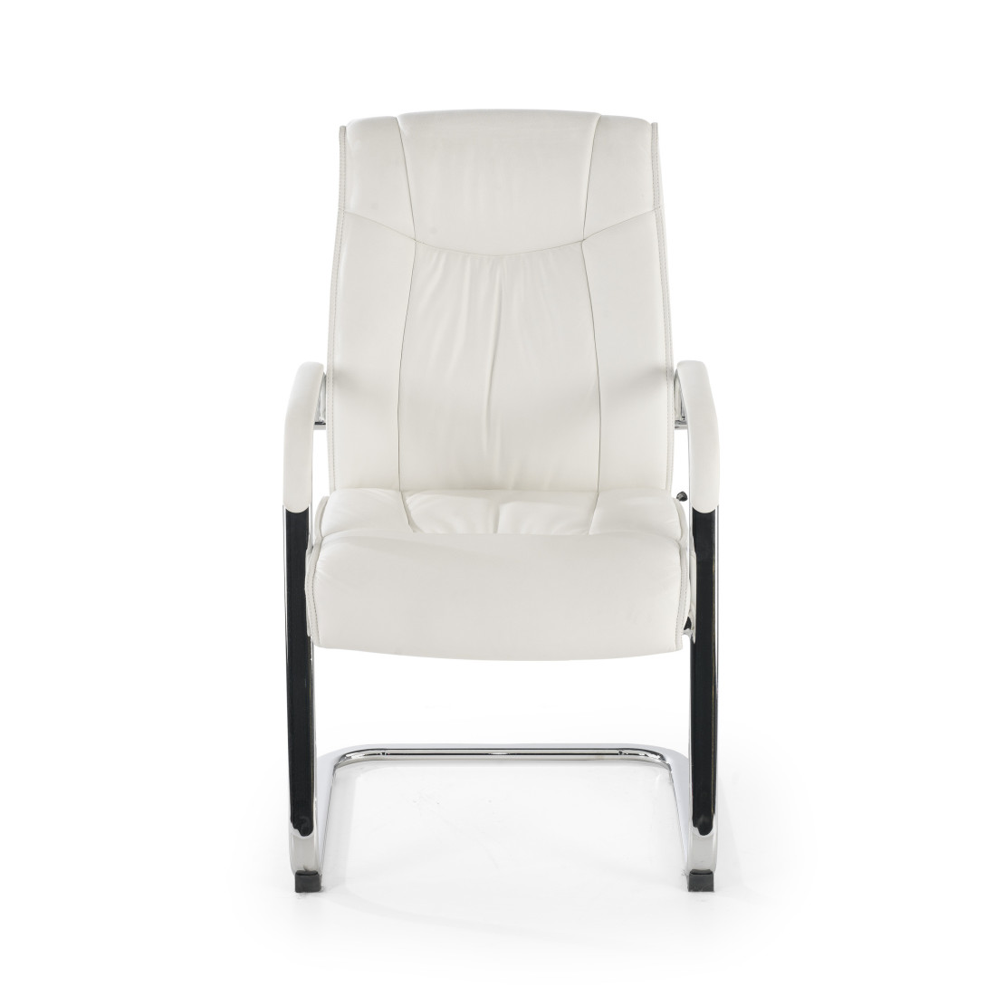 silla confidente blanco bahia patin piel natural piel natural 3