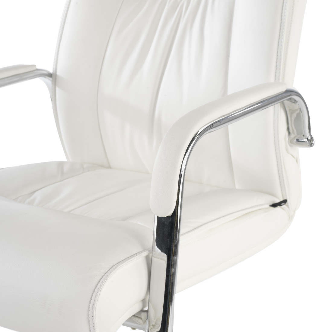 silla confidente blanco bahia patin piel natural piel natural 9