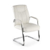 Sillón de oficina Bahia ecopiel, brazos de aluminio