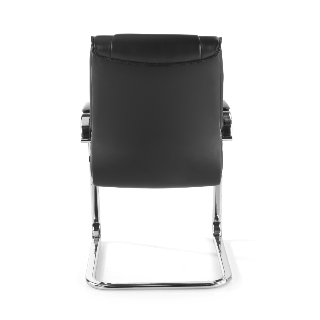 silla confidente negro bahia patin piel natural piel natural 6