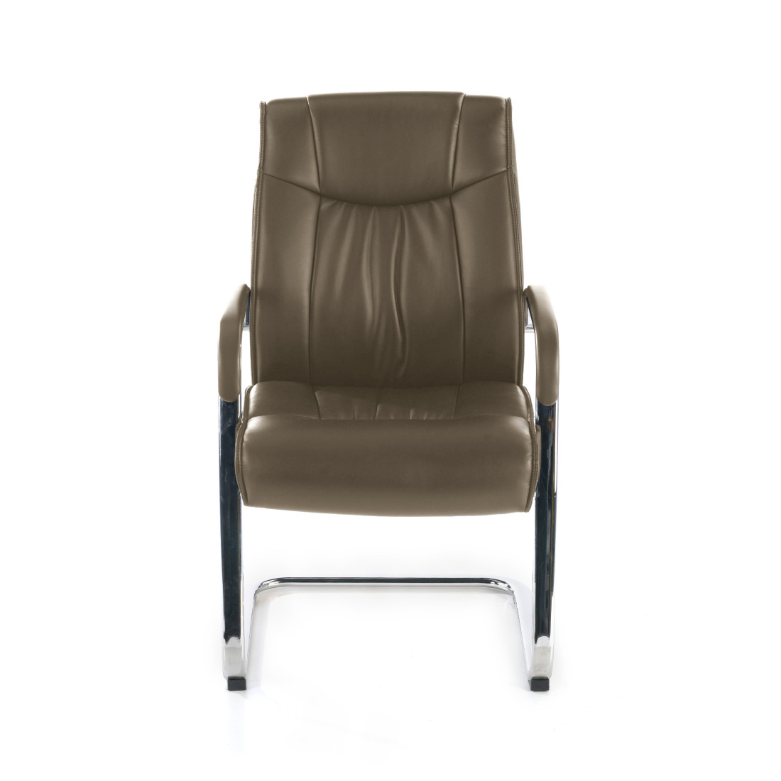 silla confidente marron bahia patin piel natural piel natural 4