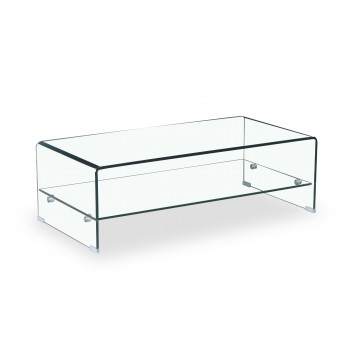 Glass - Mesa de centro con estante - Imagen 1