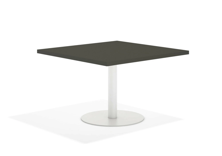 Combinacion Mesa cuadrada planet estructura blanca - Iron