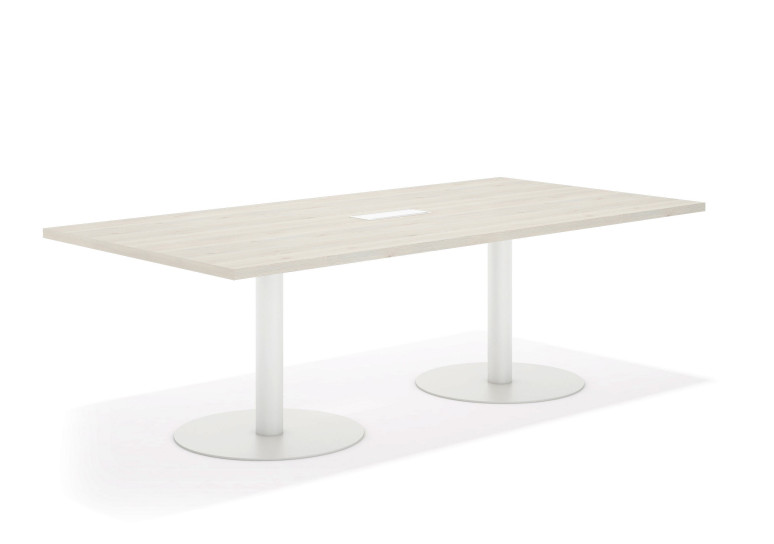 Mesa de reuniones planet 240 estructura blanca - Blanco nordic