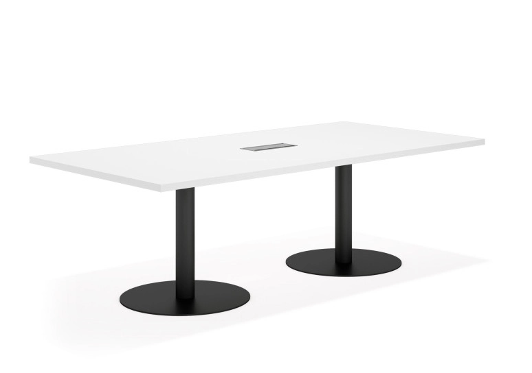 Combinacion Mesa de reuniones planet 240 estructura negro - Iron