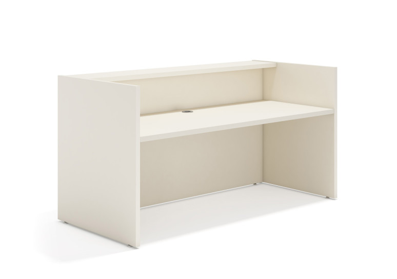 Combinacion Mostrador de recepción Cubic - 140X94 cm, Pino danes