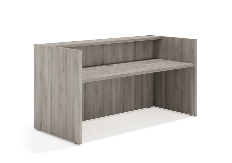 Combinacion Mostrador de recepción Cubic - 140X94 cm, Pino danes