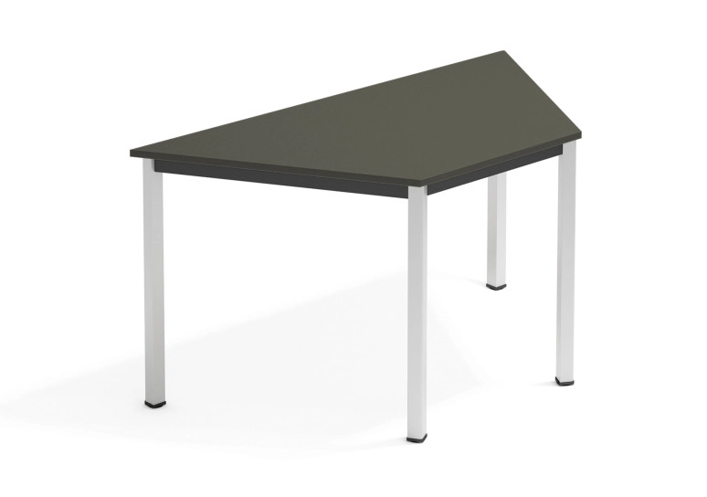 Combinacion Mesa de colectividad people trapezoidal - 140X70 cm, Iron