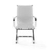 silla confidente blanco croma estructura cromada ecopiel piel sintetica 3