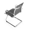 silla confidente gris croma estructura cromada ecopiel piel sintetica 5