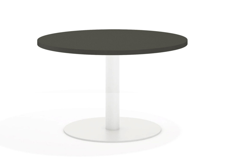 Mesa de reunion planet estructura blanca - DIAMETRO 100 cm, Pizarra