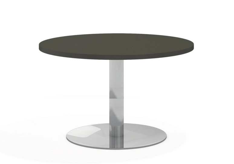 Combinacion Mesa de reunion planet estructura cromo - DIAMETRO 100 cm, Gris tormenta