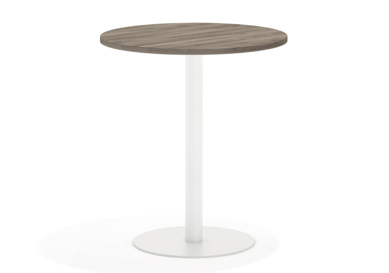 Mesa alta planet estructura blanca - DIAMETRO 60 cm, Iron