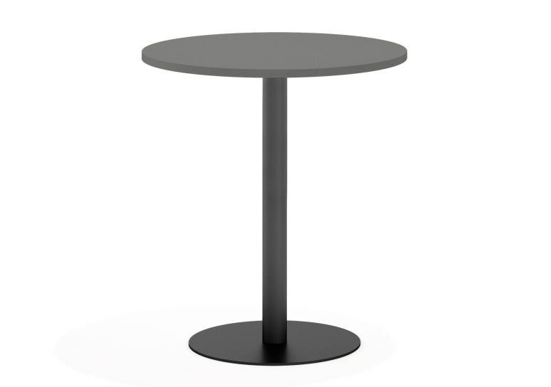 Mesa alta planet estructura negro - DIAMETRO 60 cm, Gris tormenta