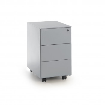 Steelbox - Cajonera de oficina steelbox mini aluminio - Imagen 1