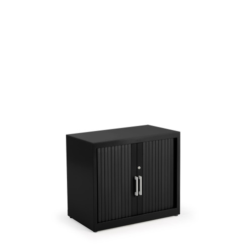 Armario de persiana K2, medida 70x80 - NEGRO, Sin estantes