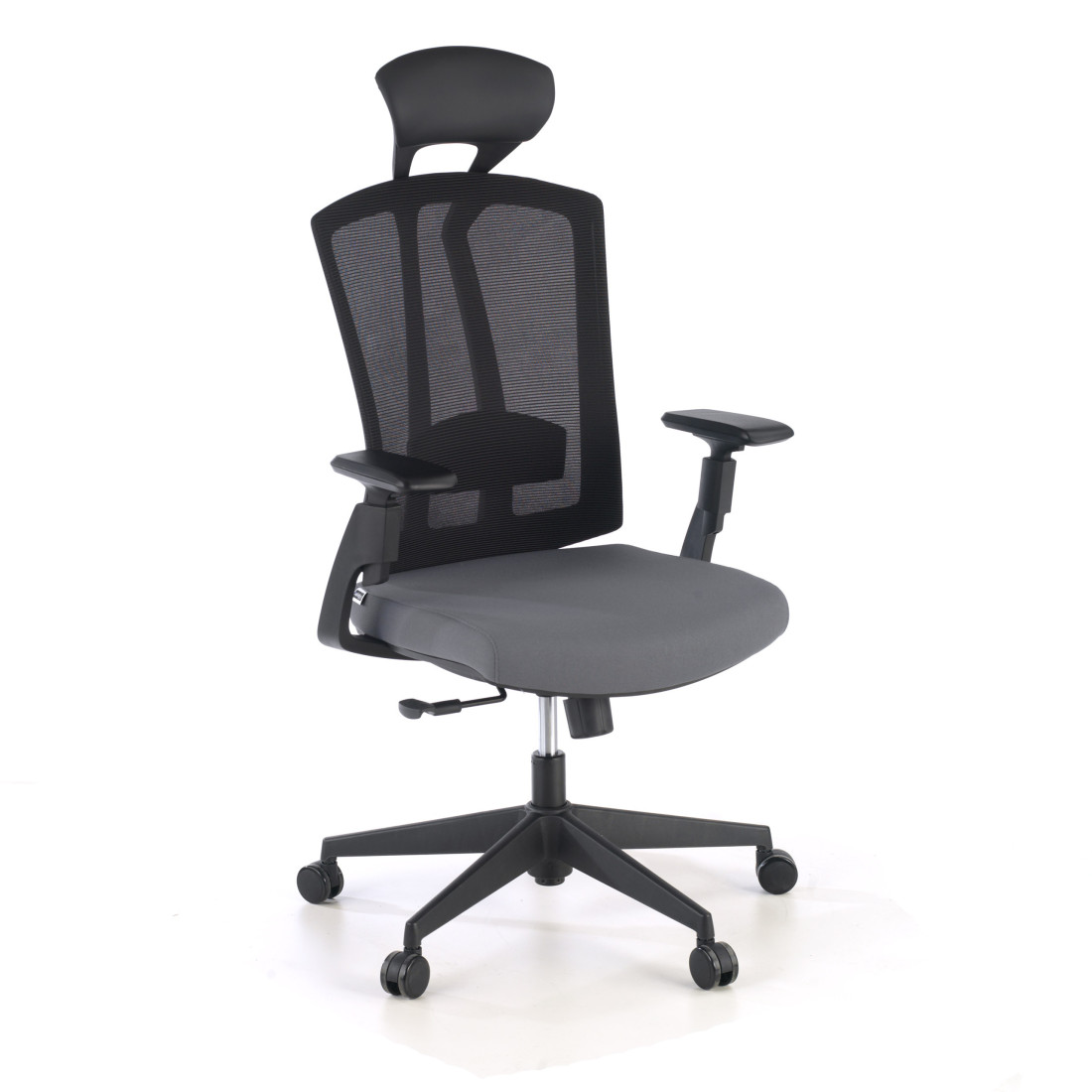 silla giratoria gris baron malla 1