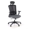 Silla de oficina Baron, reposacabezas, brazos 3D, red - Gris