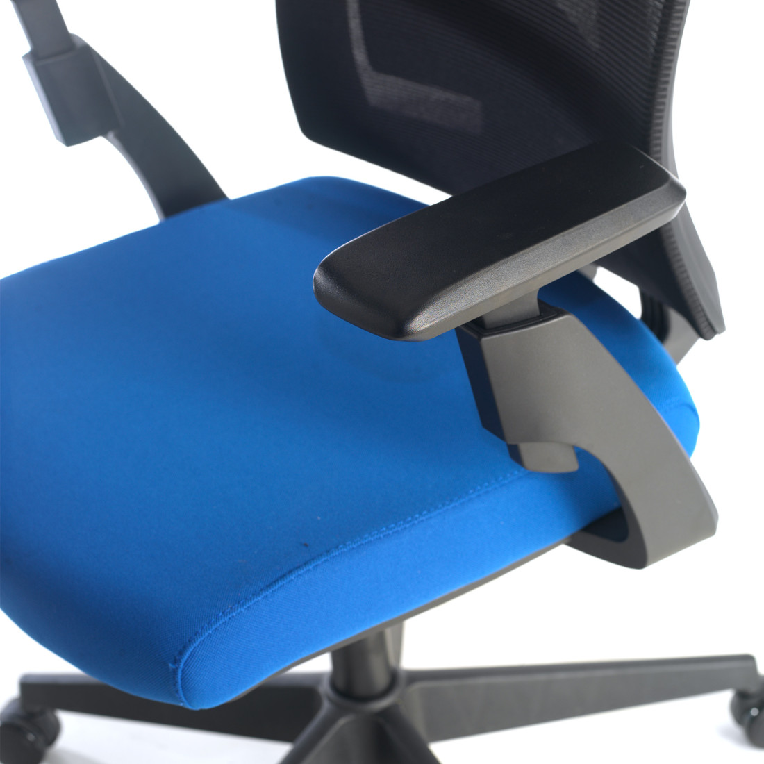 silla giratoria azul baron malla 6