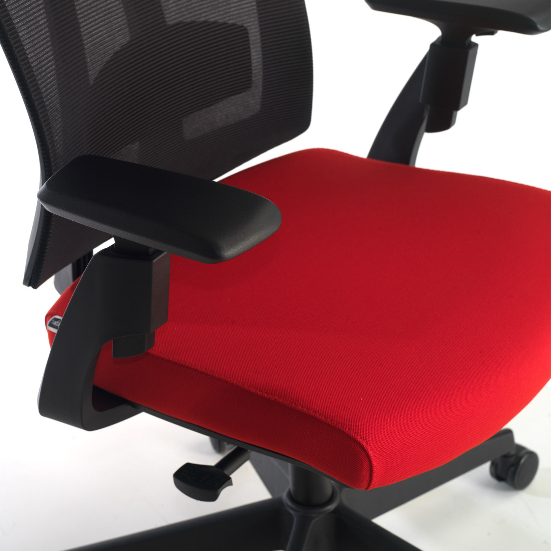 silla giratoria rojo baron malla 7