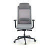 silla giratoria gris reflect estructura negra tela 4