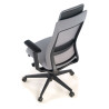 silla giratoria gris reflect estructura negra tela 7