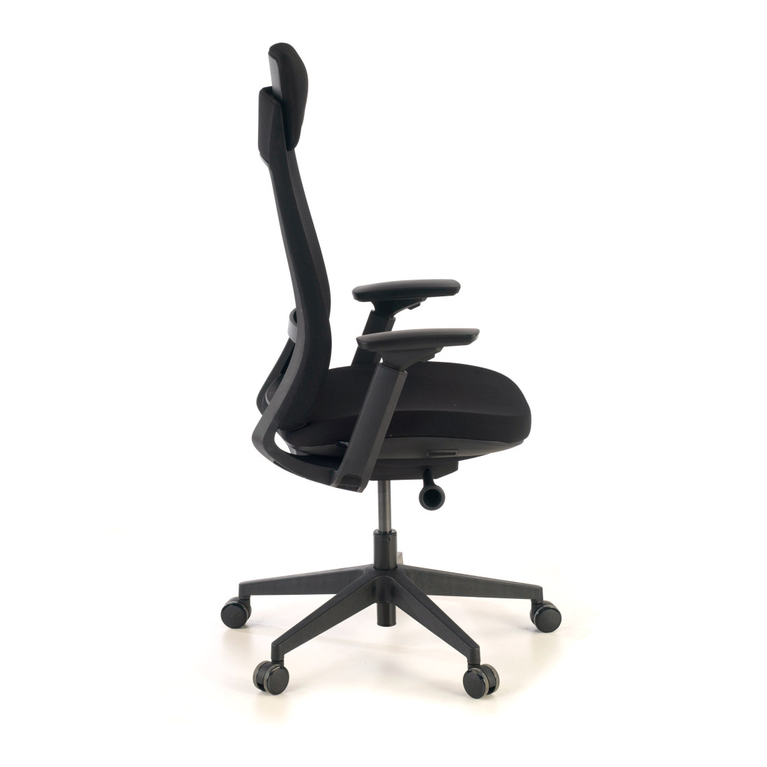 silla giratoria gris reflect estructura negra tela 8