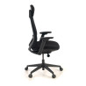 silla giratoria gris reflect estructura negra tela 8