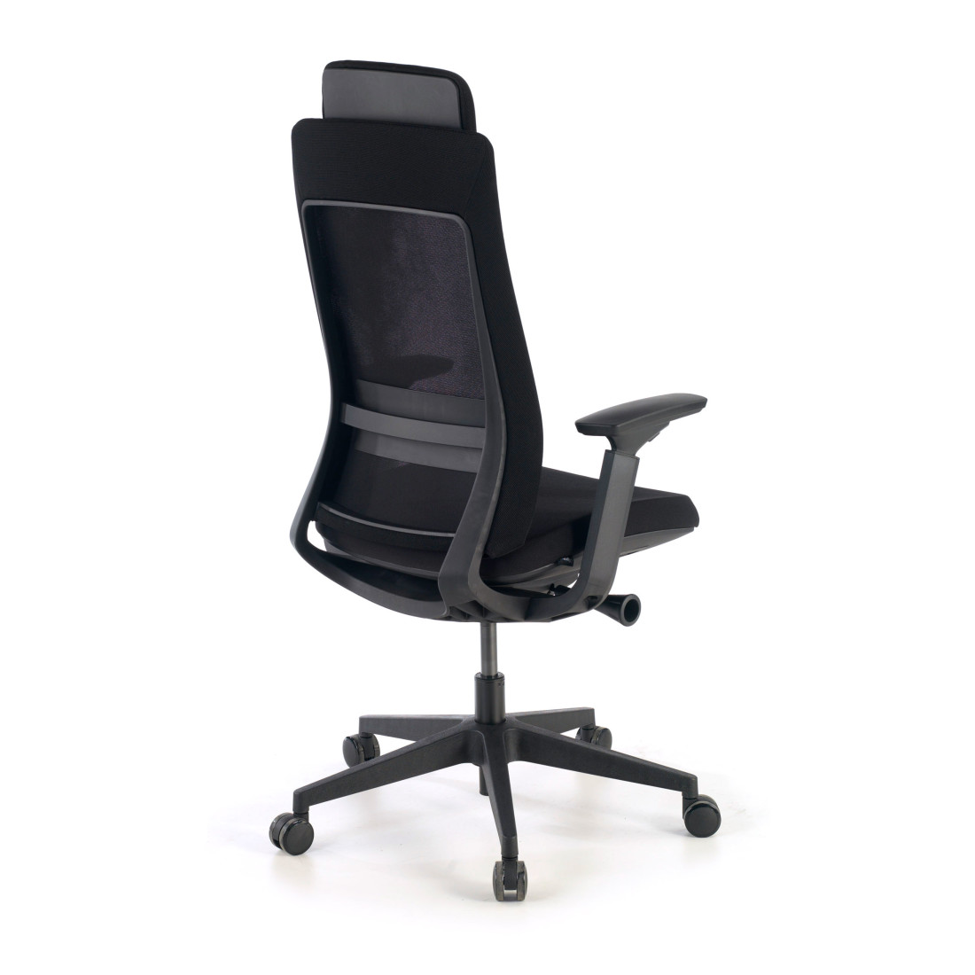 silla giratoria negro reflect estructura negra tela 8