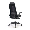 silla giratoria negro reflect estructura negra tela 8