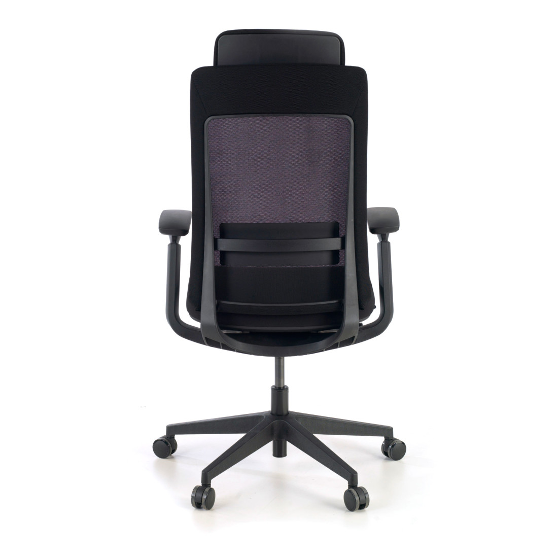 silla giratoria negro reflect estructura negra tela 5
