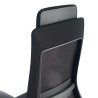 silla giratoria rojo reflect estructura negra tela 6