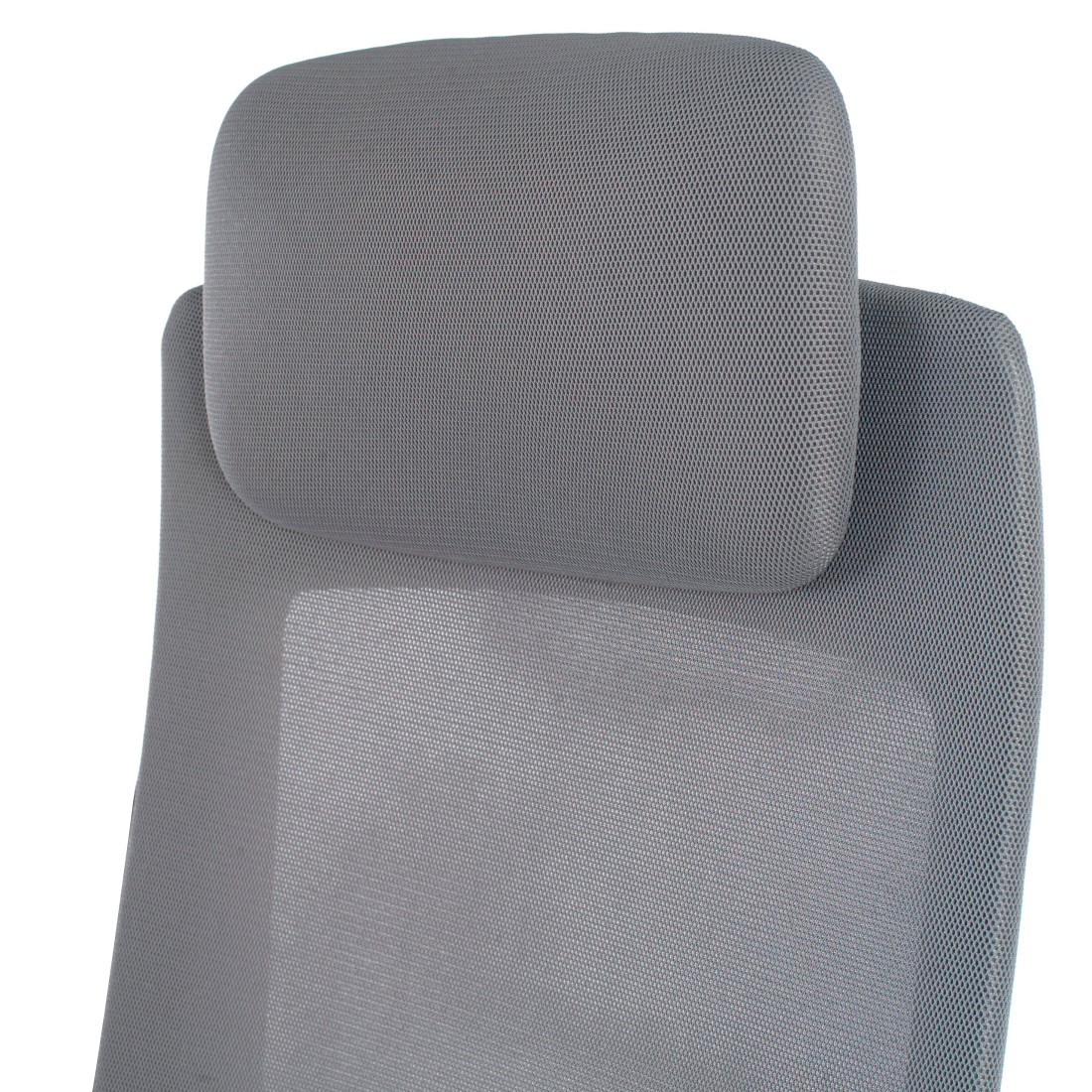 silla giratoria gris reflect estructura negra tela 6