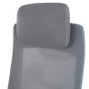 silla giratoria gris reflect estructura negra tela 6
