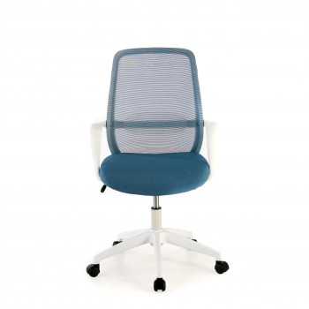 Point - Silla de escritorio Point white, basculante, red azul - Imagen 2
