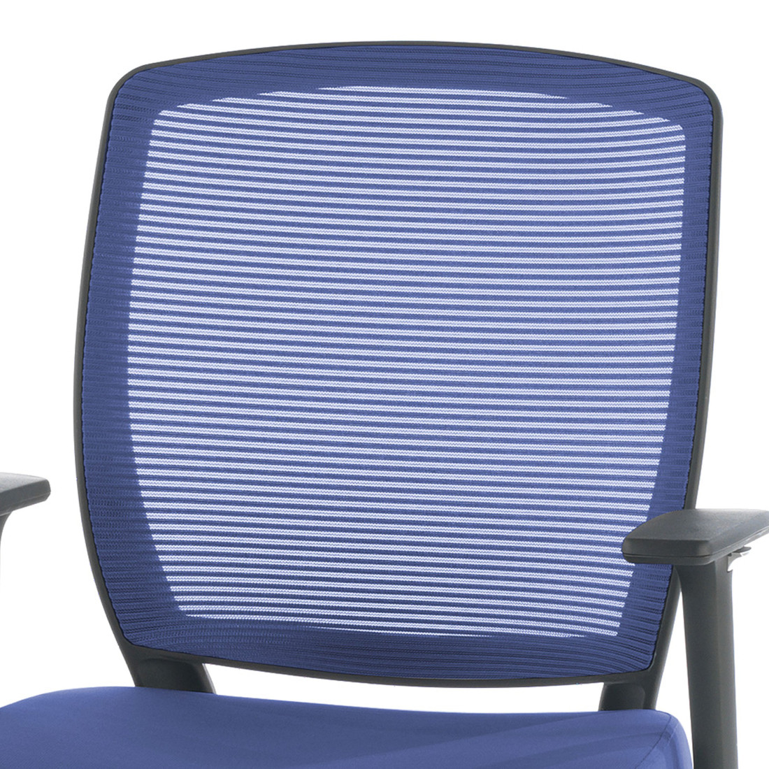 silla giratoria azul nicole silla estructura negra malla 8