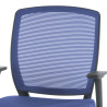 silla giratoria azul nicole silla estructura negra malla 8