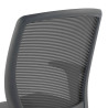 silla giratoria negro nicole silla estructura negra malla 5