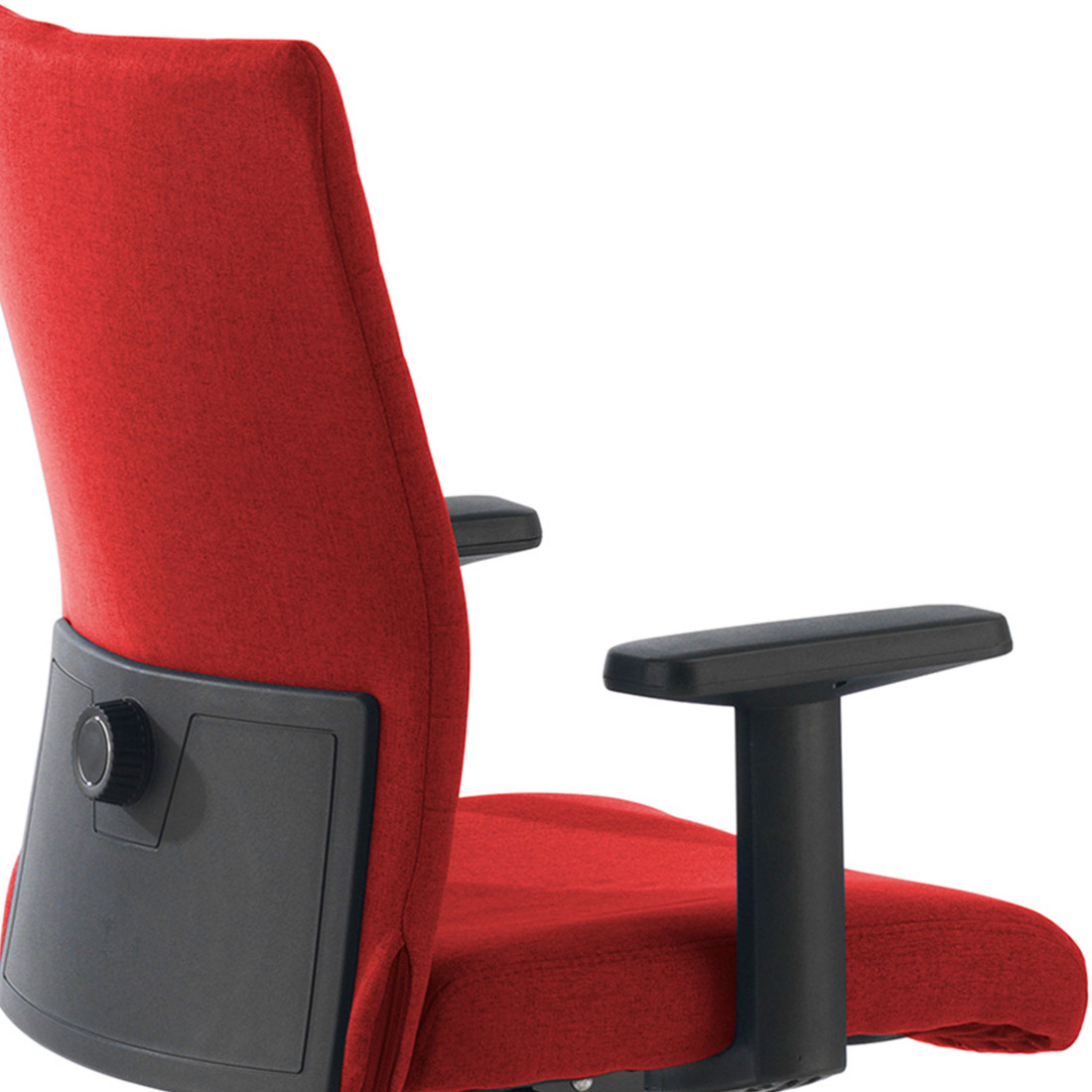 silla giratoria rojo parma tela 6