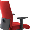 silla giratoria rojo parma tela 6
