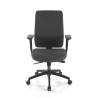 silla giratoria negro wind tapizada tejido tela 4