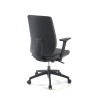 silla giratoria negro wind tapizada tejido tela 7