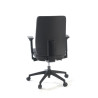 silla giratoria negro wind tapizada tejido tela 6