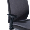 silla giratoria negro wind tapizada tejido tela 8
