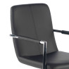 silla confidente negro oslo piel sintetica 4