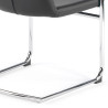 silla confidente negro oslo piel sintetica 5