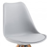 silla nordica gris nordic silla patas de madera plastico 5