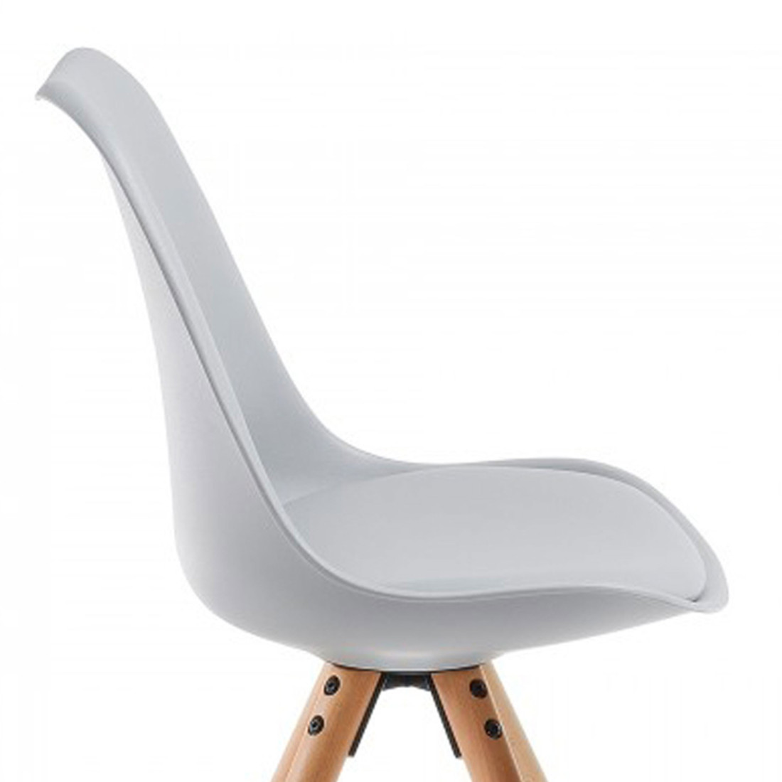 silla nordica gris nordic silla patas de madera plastico 6