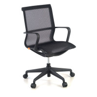 Silla de oficina giratoria Ice black red - negro